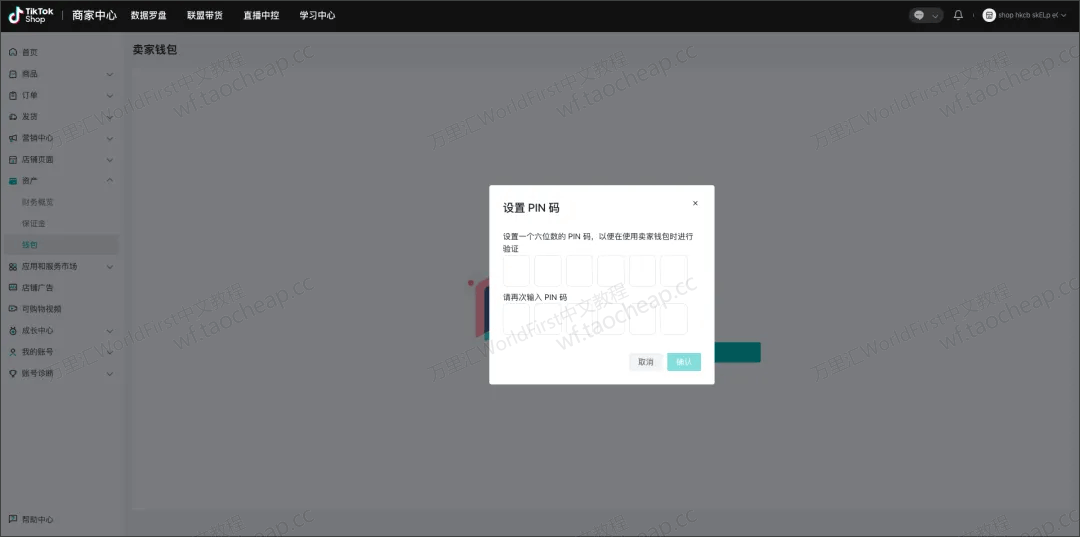 TikTok Shop 怎么收款?全托管、跨境、本土店绑定教程一次讲清 WorldFirst教程 第4张-七谷跨境电商经验分享