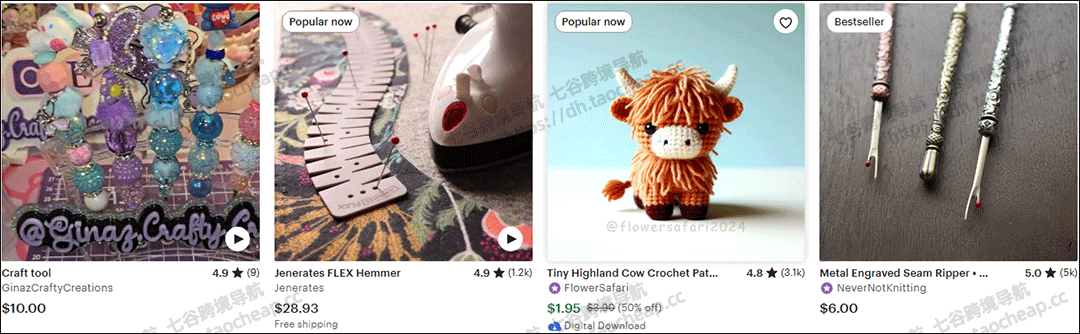 在Etsy赚钱的人,都在做这10类产品(附真实利润结构) 跨境资讯 第9张-七谷跨境电商经验分享